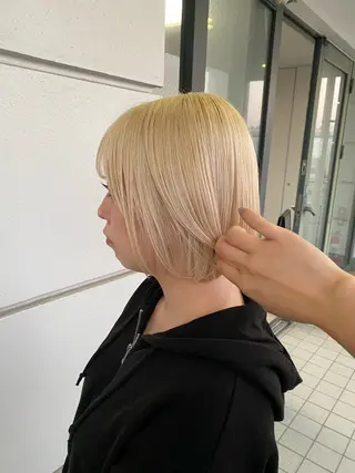 ショート カラー 髪質改善特化🥣🫧 天神美容室のヘアスタイル