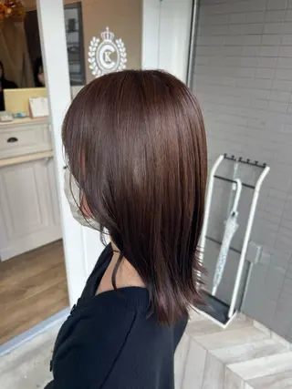 ミディアム 髙橋 秀果のヘアスタイル