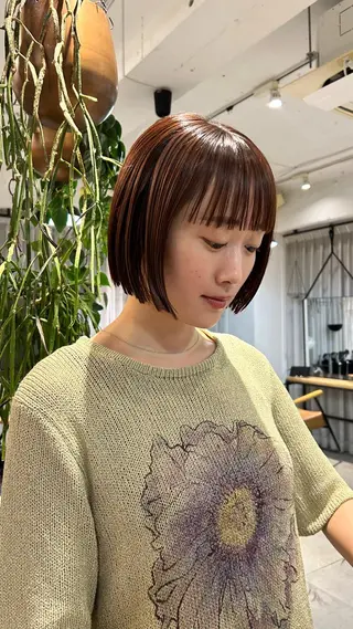 ショート じゅわっと暖色カラー 🍊Moemiのヘアスタイル