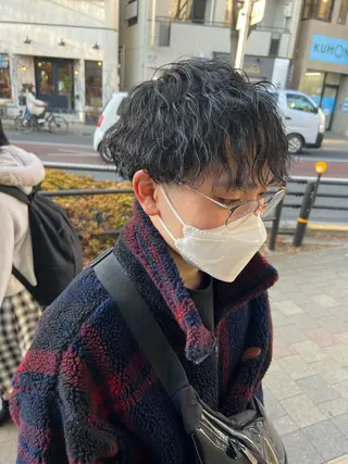 パーマ メンズ メンズカット松戸/韓 国/メンズパーマ航太のヘアスタイル