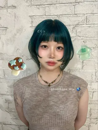 カラー 🍀カットモデル 募集あこ🎶🎀のヘアスタイル