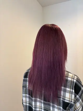 セミロング カラー 黒川 綾音のヘアスタイル