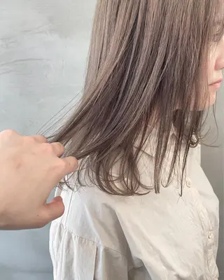 セミロング カラー 🫧透明感カラー🫧 OIKAWAのヘアスタイル