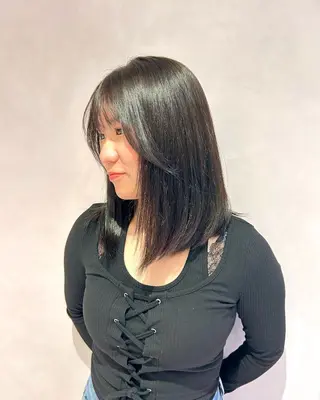 ミディアム ayari🌸西梅田 カットモデル募集中✨のヘアスタイル