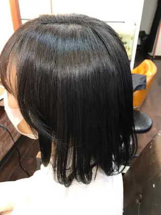 ミディアム パーマ 桧山 真のヘアスタイル