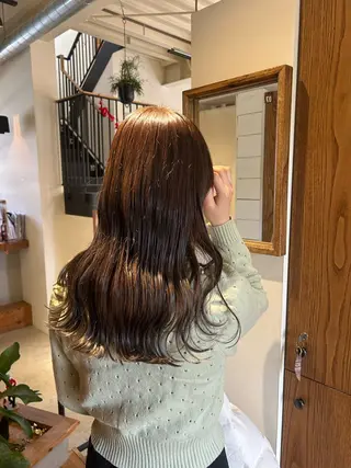ロング カラー hair lapis上地所属・ハヤシ ユウカのヘアスタイル
