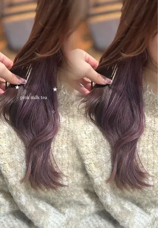 ミディアム ピンク/艶感カラー / AIRI🎀🎀のヘアスタイル