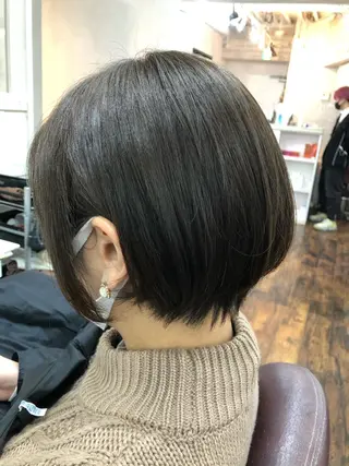 ショート カラー レイヤー×髪質改善✨ 渋谷/佐藤侑哉のヘアスタイル