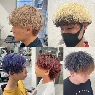 カラー パーマ メンズ 町田エリアＮｏ．１/ パーマ特化/太田京希のヘアスタイル