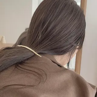 ミディアム カラー 長井 徹行のヘアスタイル