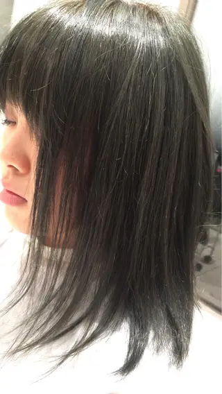 セミロング 福元 保雄のヘアスタイル