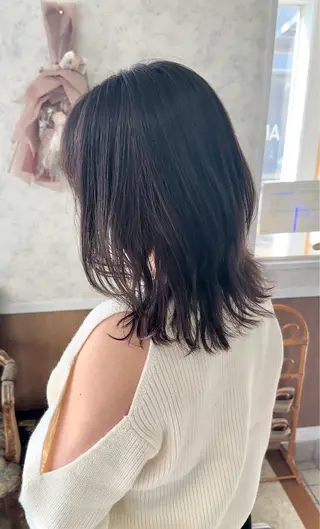 ミディアム カラー 髪質改善のプロ✨りな さんのヘアスタイル