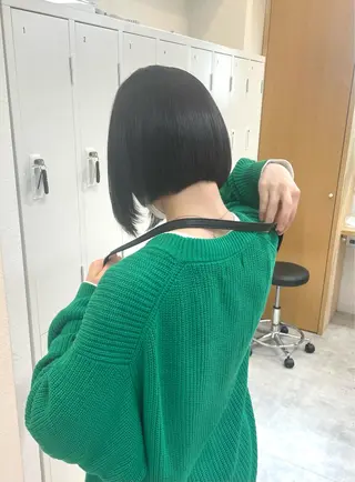 ショート カラー 田中大星 /ボブ 縮毛矯正のヘアスタイル