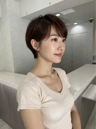 ショート カラー atsuki ショート特化のヘアスタイル