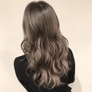 ミディアム カラー AMI Hair  supply所属・髪質改善カラー 韓国風レイヤーのヘアスタイル