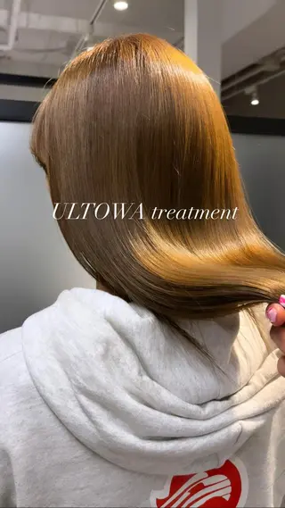 ロング 髪質改善/縮毛矯正 艶カラー/珠聡のヘアスタイル