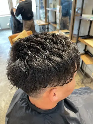 ショート パーマ 久保田 和正のヘアスタイル