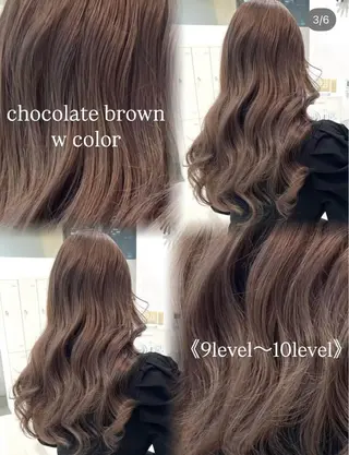 ロング カラー Parve  Mix 🫧梶川虹のヘアスタイル