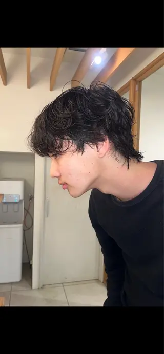 パーマ 横井 優奈のヘアスタイル