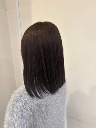 ミディアム カラー 水木 里咲のヘアスタイル