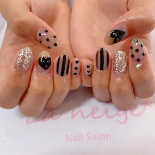 ネイル La neige* yuki 🥯🍑のネイルデザイン