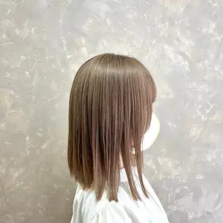 ミディアム カラー 有田裕真 【ブリーチカラー】のヘアスタイル