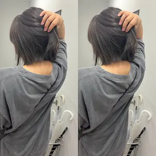 ショート 💗レイヤーショート ボブ艶髪/竜也💗のヘアスタイル
