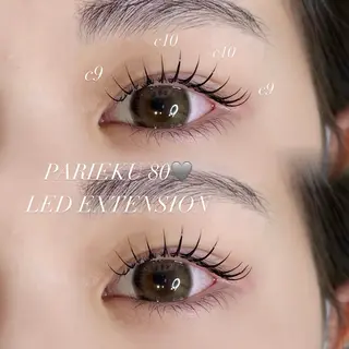 マツエク・マツパ NORA hinataのマツエク・マツパデザイン