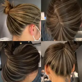 セミロング カラー _ WHITE三宮店のヘアスタイル