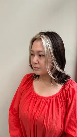 ミディアム tomu/大名/艶髪 髪質改善/透明感のヘアスタイル