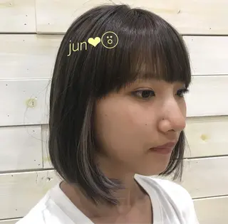 ショート カラー インナーカラー /ヘアメ じゅんのヘアスタイル