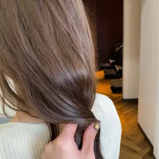 セミロング カラー eclart ayaのヘアスタイル