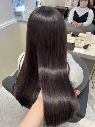 ロング エンドウ ミノリ🤎 /半個室/レイヤーのヘアスタイル