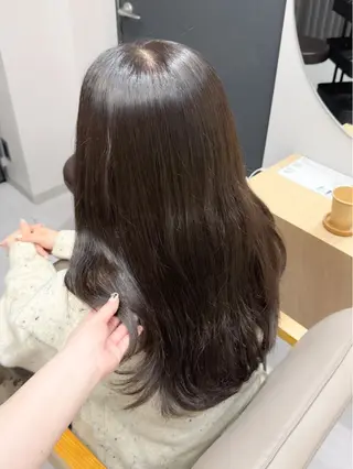 ロング カラー ヘアアレンジ 立川レイヤー 透明感カラーaoiのヘアスタイル