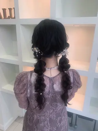 ヘアアレンジ arika さやのマツエク・マツパデザイン