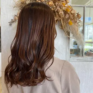ロング 上田 早恵のヘアスタイル