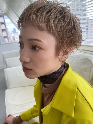 ショート カラー hair  cruise piece所属・kohei 【期間限定募集】のヘアスタイル