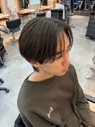 メンズ 韓国スタイル特化 ニュアンスパーマ下田のヘアスタイル