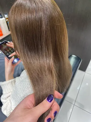 セミロング SALOWIN渋谷caldo店B1所属・岐津公太 メンズ縮毛矯正のプロのヘアスタイル