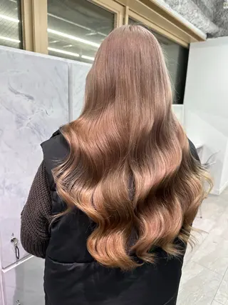 ロング カラー プルエクステ/カラー ⭐️KIR̋Aのヘアスタイル