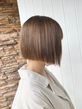 ショート 美髪✨艶髪✨髪質改善 カラー特化🌙鈴屋和のヘアスタイル