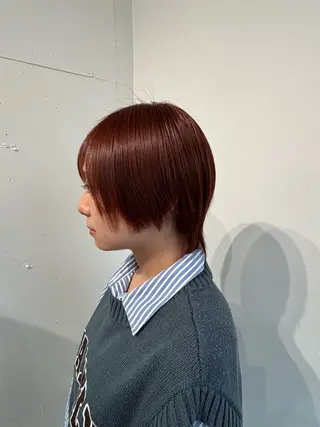 ショート カラー カラーモデル募集中 新潟万代/rinkaのヘアスタイル