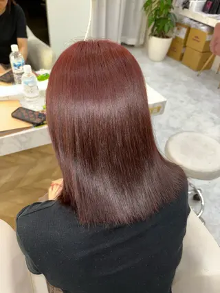 ミディアム カラー 須永 さくらのヘアスタイル