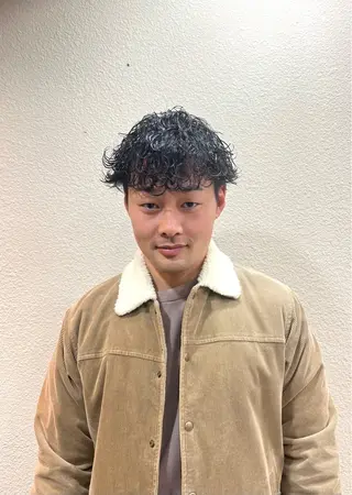 ショート パーマ メンズ 茅ヶ崎パーマ特化/ スパイラル/ハルキのヘアスタイル