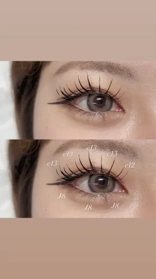 マツエク・マツパ ྀིeyelist mao ྀིのマツエク・マツパデザイン