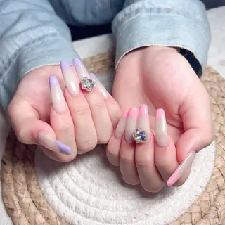 ネイル M🌷nail 長さだし専門店のネイルデザイン