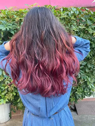 セミロング 日野 和也のヘアスタイル