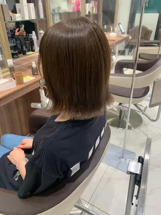 ミディアム カラー 大澤 碧のヘアスタイル