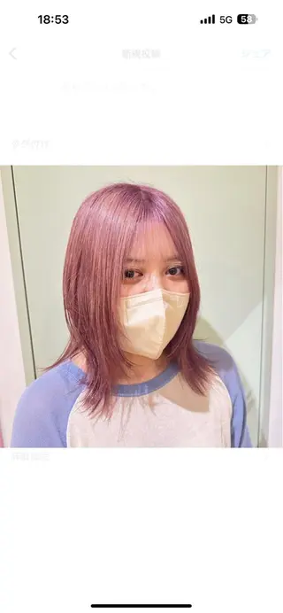 ミディアム カラー friity所属・🕊️ HONOKAのヘアスタイル