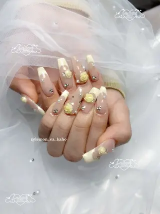 ネイル Choanail 大阪店所属・Lemon ever afterのネイルデザイン